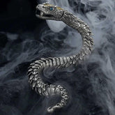 Year of the snake 2025 lucky snake god guardian bracelet for men - Cerapoet